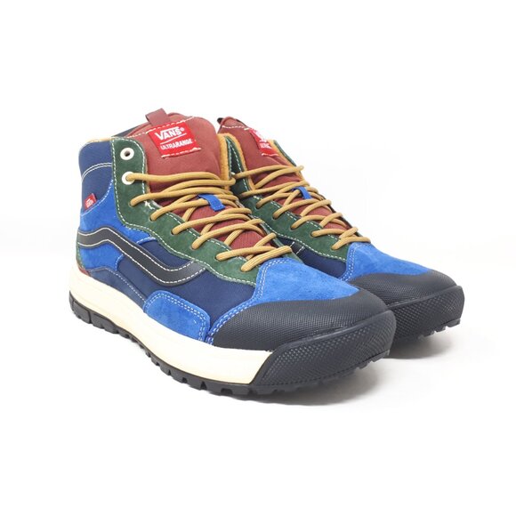 Vans Ultrarange Exo Hi MTE Multi Blue Red Green Hiking Shoe Sneaker Boot Mens US - Picture 4 of 11
